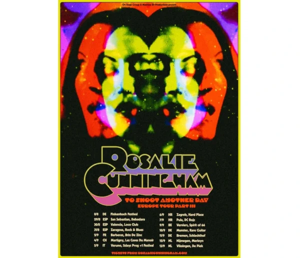 A2 'TO SHOOT ANOTHER DAY' European Tour 2025 Poster (signed)
